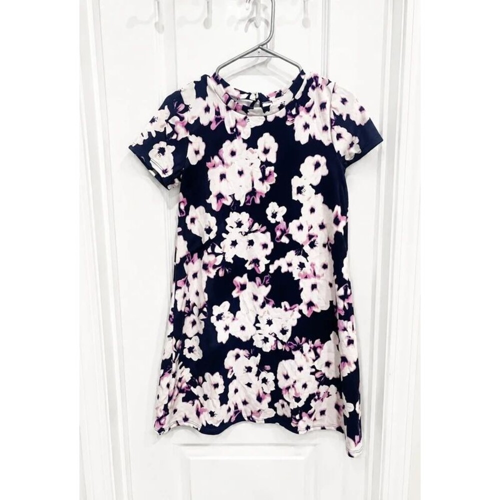 One Clothing Women’s Floral Short Sleeve Shift Dress Size Medium